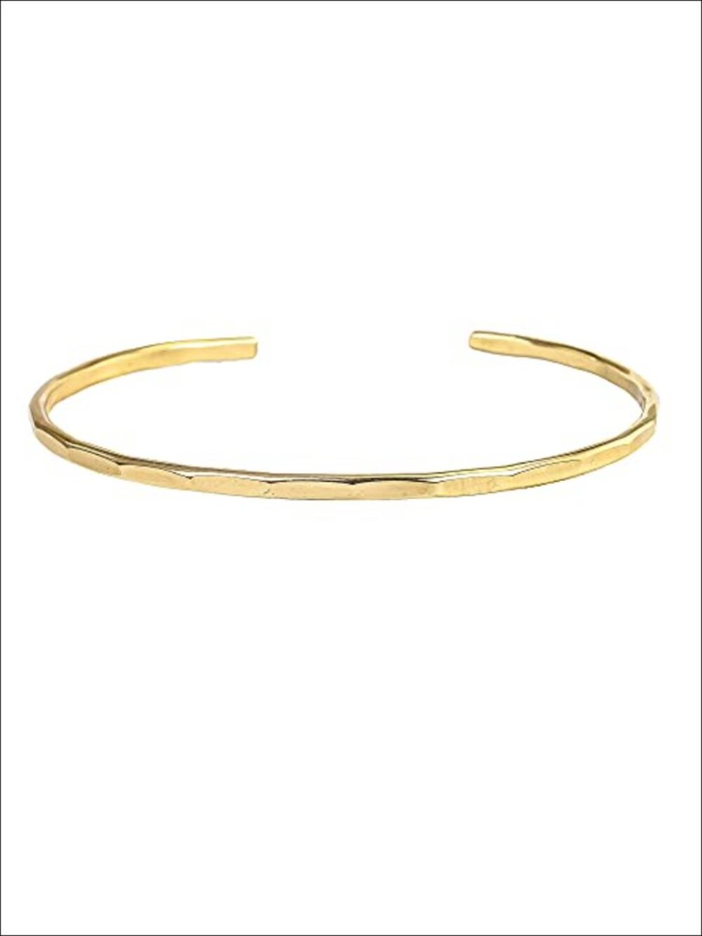 Hammered Signature Cuff in Solid Sterling Silver, Gold, and Rose Gold Fill;